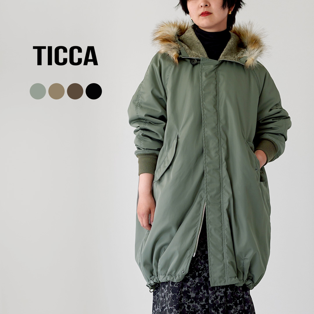 TICCA（ティッカ） モッズコート 日本製 / レディース 中綿 ミドル