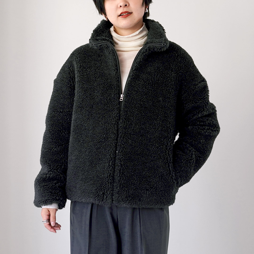 TICCA（ティッカ） WOOLファーブルゾン 日本製 / レディース ウール