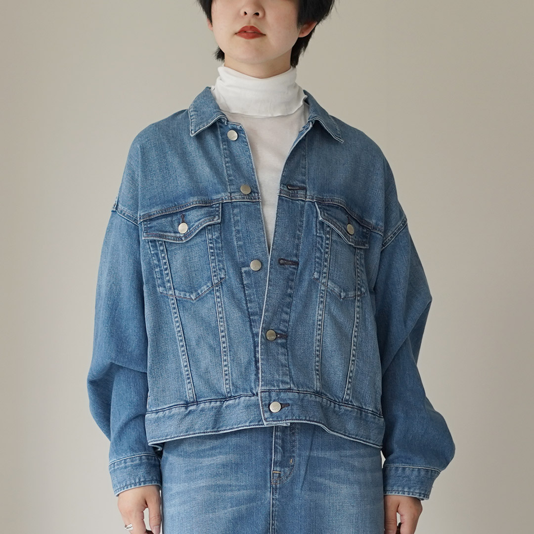 Healthy denim（ヘルシーデニム） Latte ワイドデニムジャケット