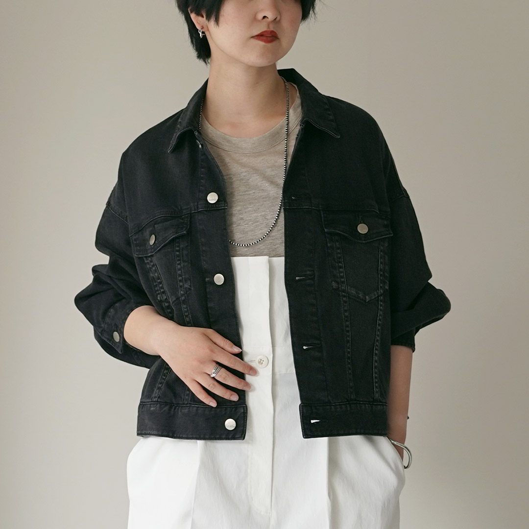 Healthy denim（ヘルシーデニム） Latte ワイドデニムジャケット 