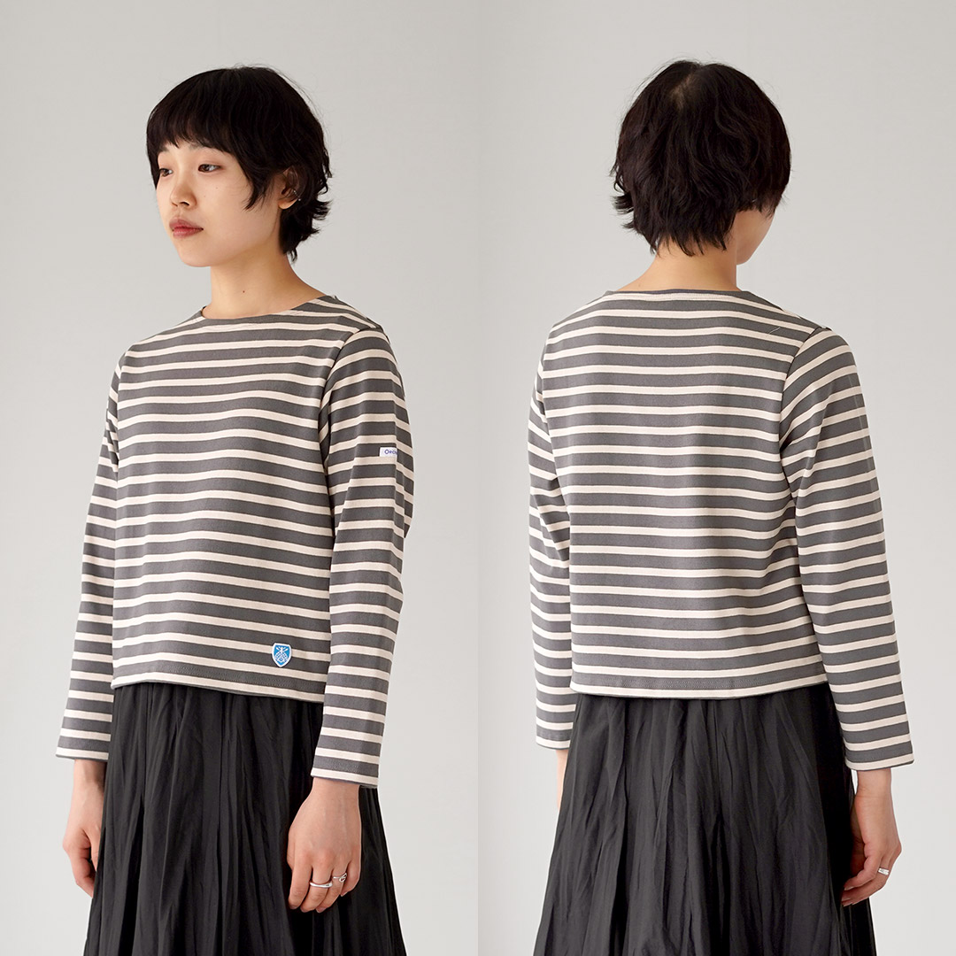 ORCIVAL（オーシバル） ＃B611 クルーネック クロップド ロング