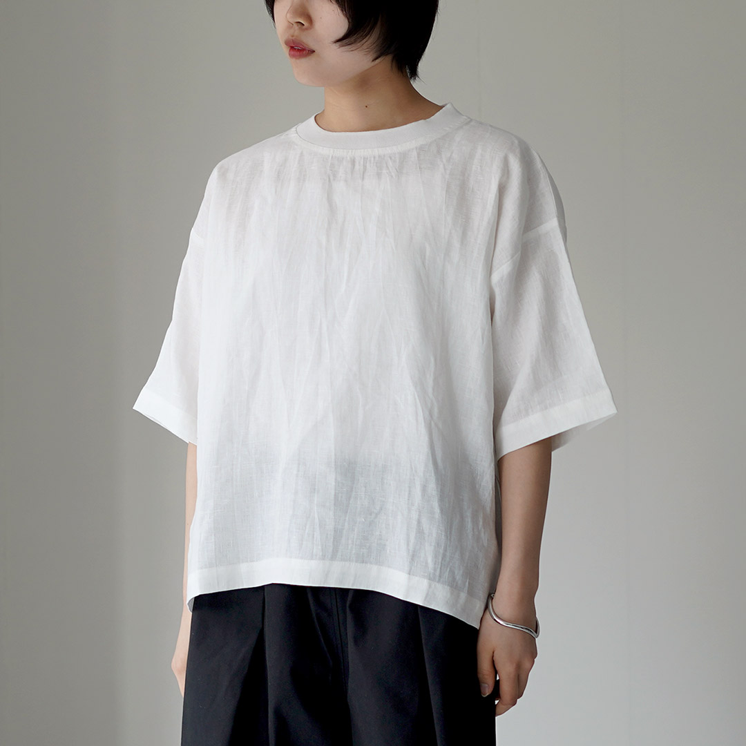 mao made（マオメイド） リネン Tシャツ / レディース 半袖 : GochI by