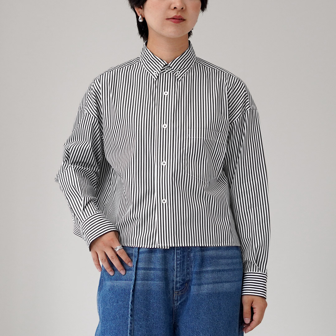 TICCA（ティッカ） B.D.シャツ 日本製 / レディース ショート 長袖