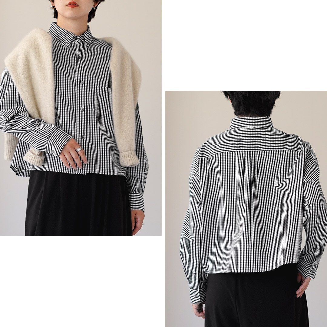 TICCA（ティッカ） B.D.シャツ 日本製 / レディース ショート 長袖