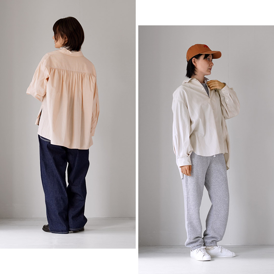 GYMPHLEX（ジムフレックス） レギュラーカラー チュニックシャツ