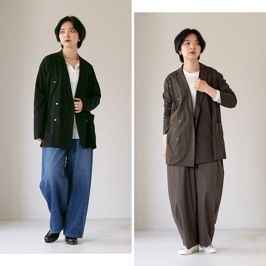 mizuiroind（ミズイロインド） カット ダブルブレステッド