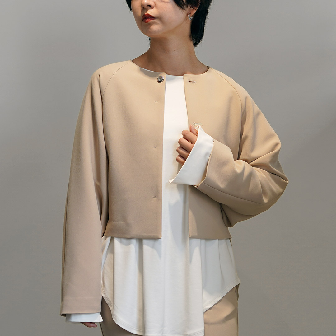 【美品】CHIGNON シニヨン ジャケット パンツ セットアップ ベージュ CHIGNON（シニヨン） 【予約販売：1月上旬発送予定】 ソフトツイル