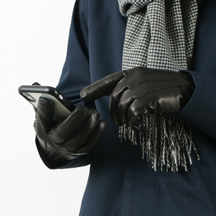 gloves（グローブス）ラムレザー手袋 GLOVES GLOVES(グローブス) 78SM スマートフォン ラムレザー