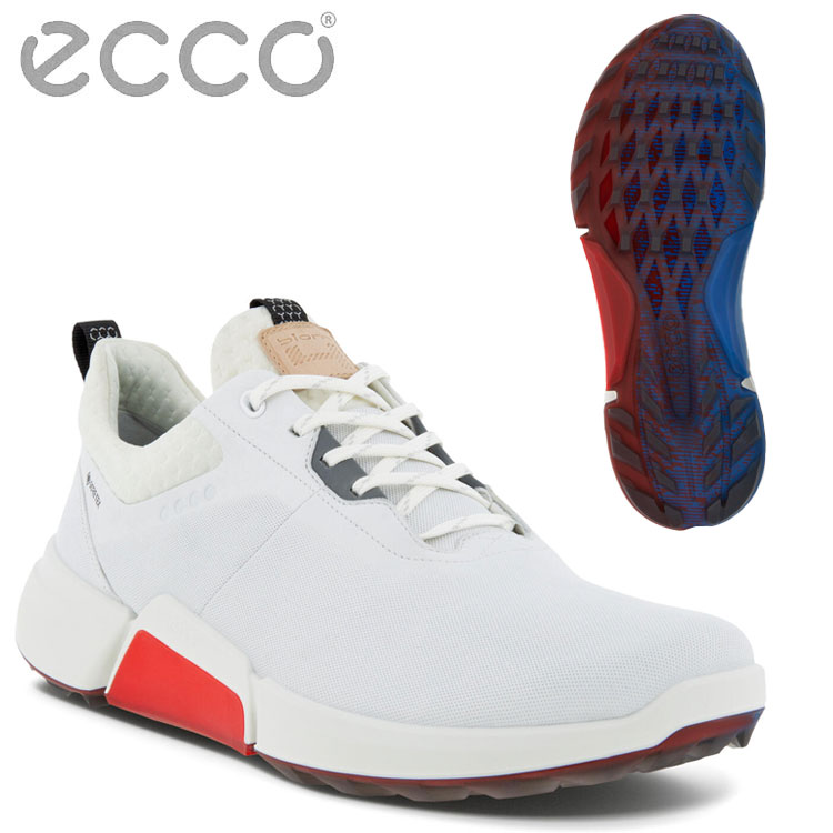 【大特価！】エコー ゴルフシューズ バイオム ハイブリッド 4 108204 01007 ホワイト ECCO MENS GOLF BIOM HYBRID 4 GORE-TEX