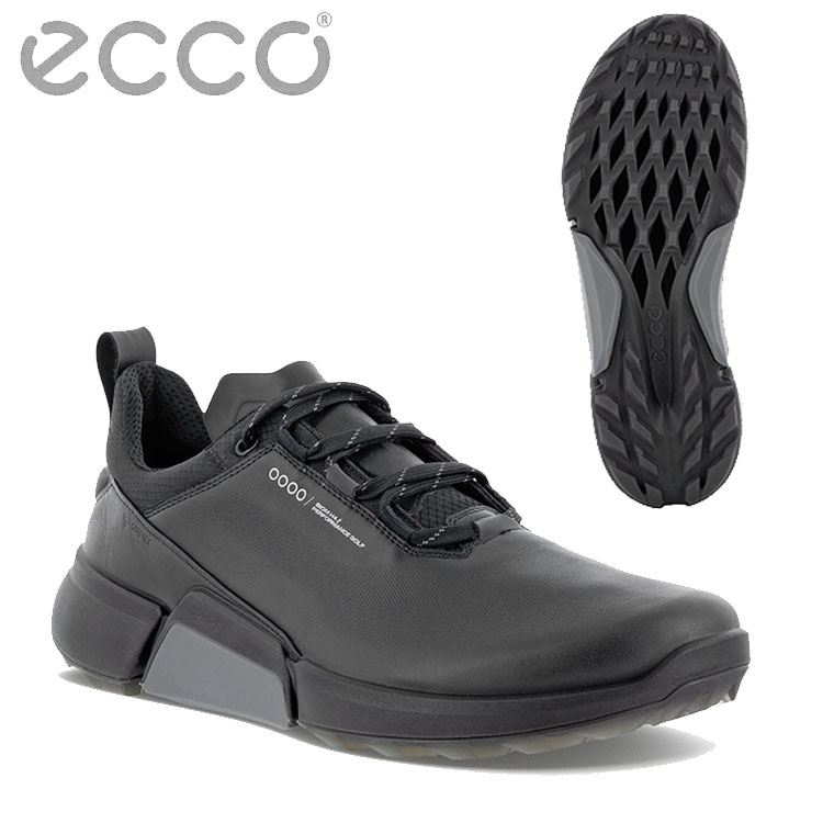 【大特価】エコー スパイクレス ゴルフシューズ バイオム ハイブリッド フォー レース 108284 01001 ブラック ECCO MEN'S  GOLF BIOM H4 LACE GORE-TEX