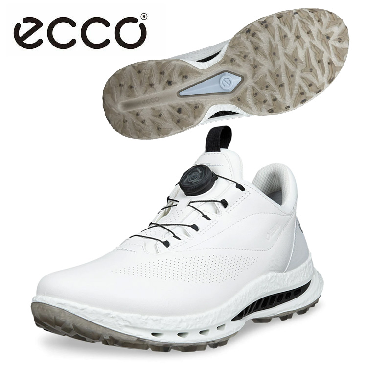 �G�R�[ �X�p�C�N���X �����Y �S���t�V���[�Y ECCO Golf Biom C5 Men WHITE/WHITE BLUE 132614-50874