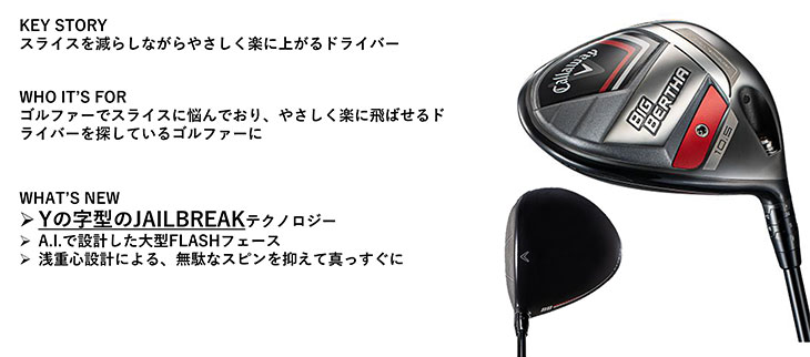 4.キャロウェイ ビッグバーサ レディース アイアンセット FLEX L