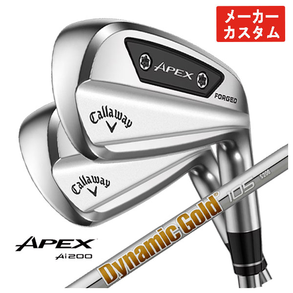 メーカーカスタム】 キャロウェイ APEX Ai200 アイアン ダイナミックゴールド95・105 シャフト #5-Pw (6本セット)  Callaway 2024年 : 24apexai200ir-05 : 第一ゴルフ - 通販 - Yahoo!ショッピング