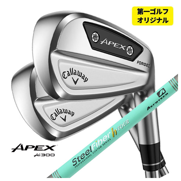 第一ゴルフカスタム】 キャロウェイ APEX Ai300 アイアン エアロテック 