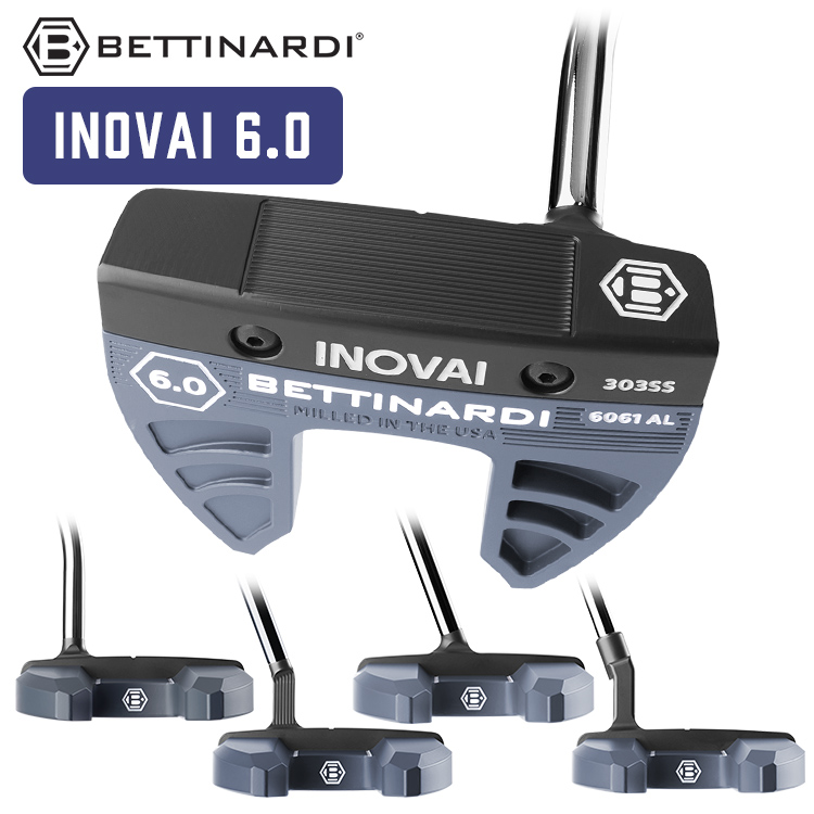 【カスタムオーダー】ベティナルディ パター INOVAI 6.0 レギュラー レフティ用あり プランバー スラント スパッド センター BETTINARDI イノベイ｜daiichigolf