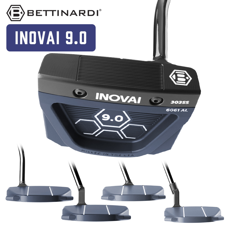 【カスタムオーダー】ベティナルディ パター INOVAI 9.0 レギュラー レフティ用あり プランバー スラント スパッド センター BETTINARDI イノベイ｜daiichigolf