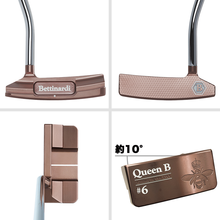 カスタムオーダー】ベティナルディ パター Queen Bシリーズ QB6 BETTINARDI レフティ用あり : 24qb6 : 第一ゴルフ -  通販 - Yahoo!ショッピング