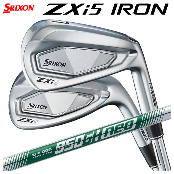 【2024年11月9日】 スリクソン ZXi5 アイアン #5-Pw(6本セット) N.S.PRO 950GH neo スチールシャフト 日本正規品 SRIXON ZX iシリーズ