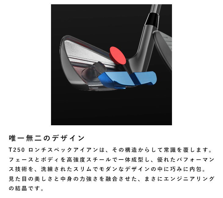 Titleist（タイトリスト） T250 Launch Spec (ロンチスペック)アイアン