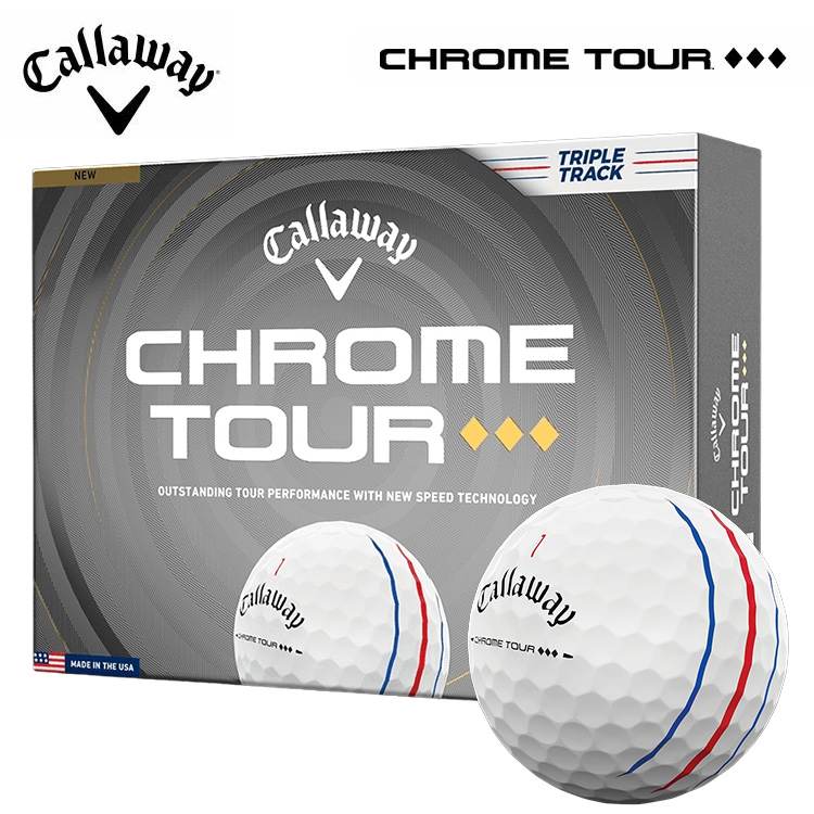 �L�����E�F�C Callaway �S���t�{�[�� 1�_�[�X(12������) 2026 �N�����c�A�[ �g���v���_�C�������h �g���v���g���b�N CHROME TOUR ������ ���C������{�[��