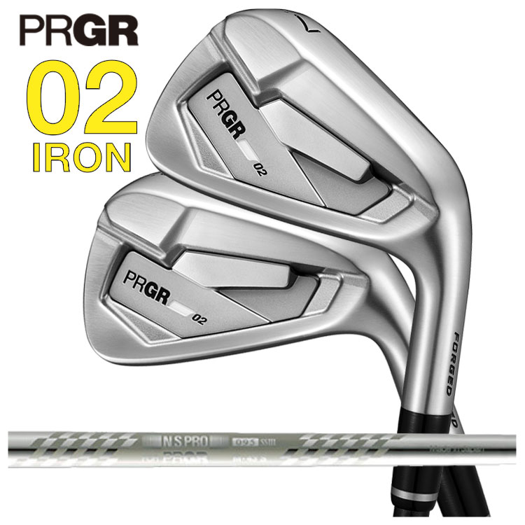 PRGR（プロギア） 02 アイアン #6〜Pw(5本セット) スペックスチール3