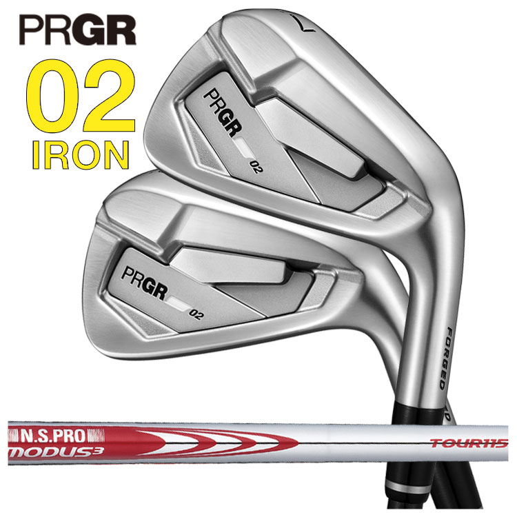 PRGR（プロギア） 02 アイアン #6〜Pw(5本セット) N.S.PRO モーダス3