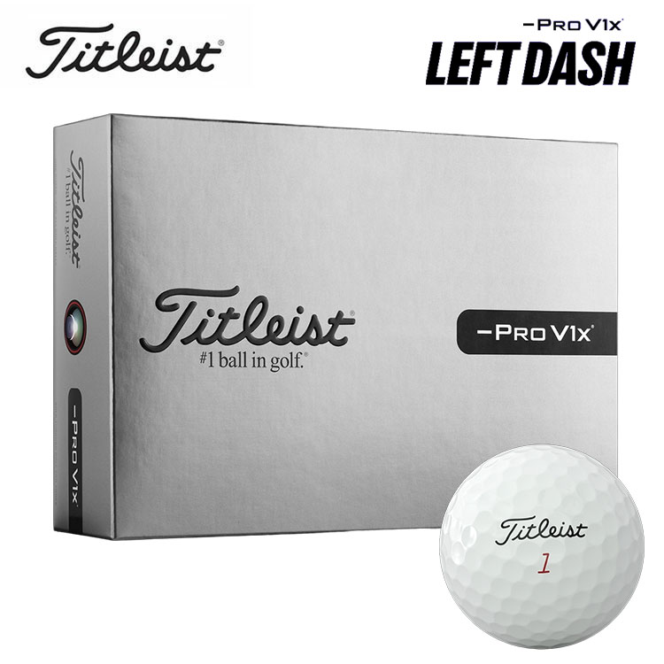 �^�C�g���X�g �S���t�{�[�� �v�� V1x ���t�g�_�b�V�� TITLEIST PRO V1x LEFT DASH 1�_�[�X (12��) ���{���K�i
