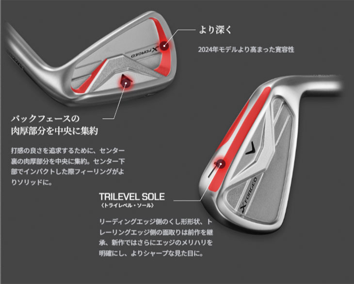 Callaway（キャロウェイ） 【単品】 X フォージド アイアン #3 #4 #5