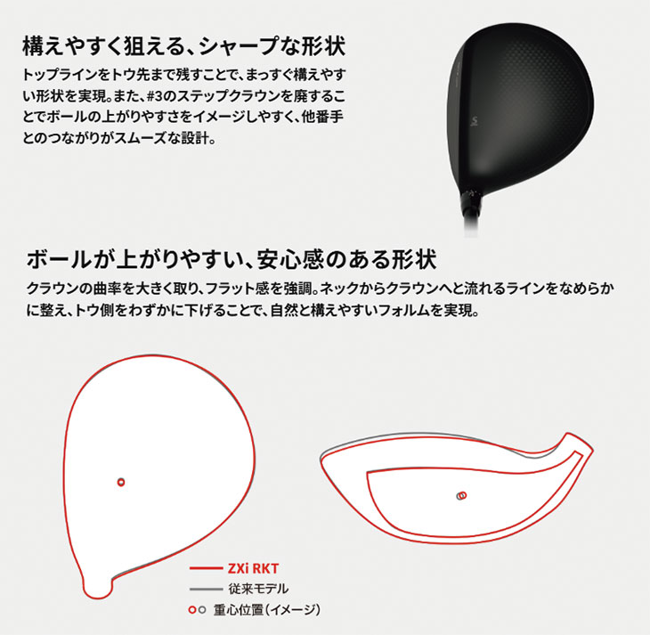 しお/3 SRIXON 【9月12日発売】 スリクソン ZXi RKT フェアウェイウッド