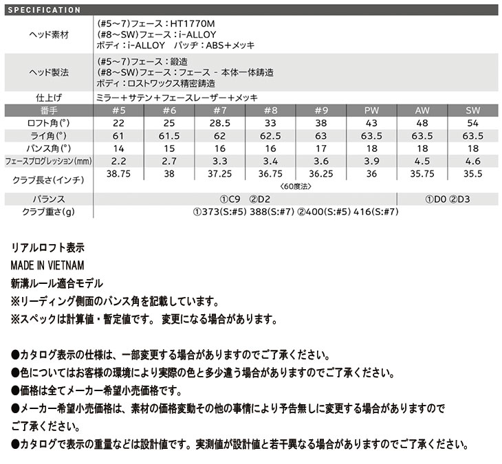 SRIXON スリクソン ZXiR アイアン #6-Pw(5本セット) Diamana ZXi-2 for