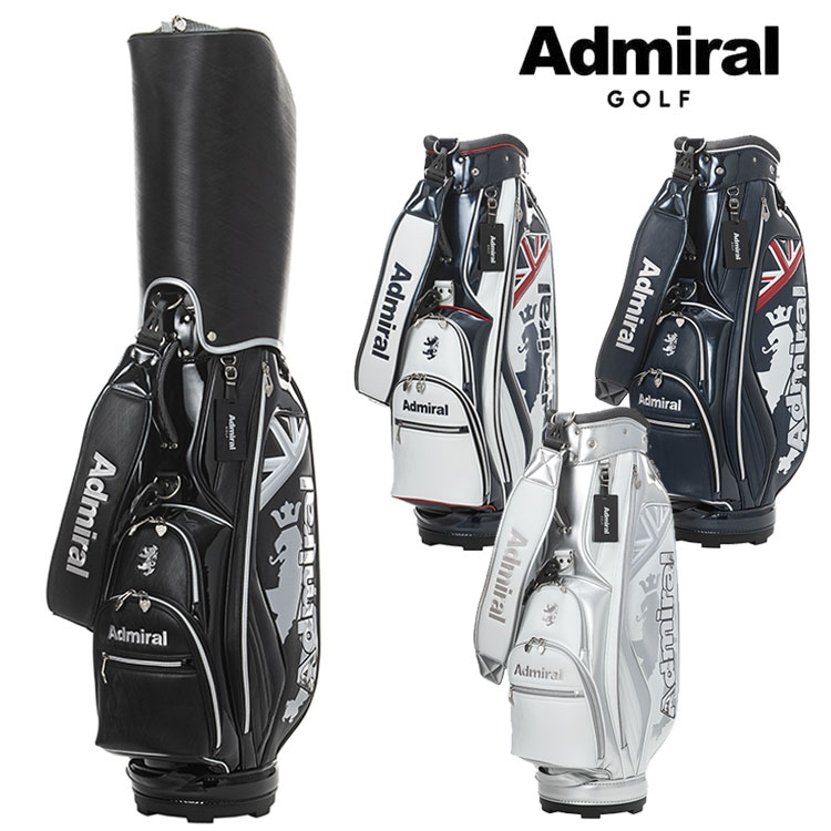 アドミラル ADMIRAL ゴルフバック 9インチ ユニオンジャック アドミラル ゴルフ キャディバッグ カートキャディバッグ