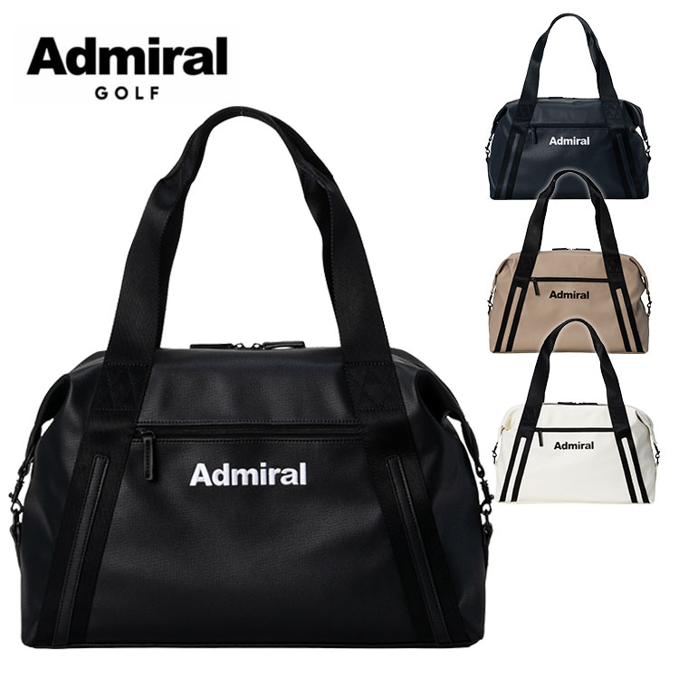 Admiral - (尖んがり10％) アドミラル ゴルフ ボストンバッグ シボ合皮 ADMIRAL GOLF ADMZ6AB3 ゴルフ用バッグ-スポーツ