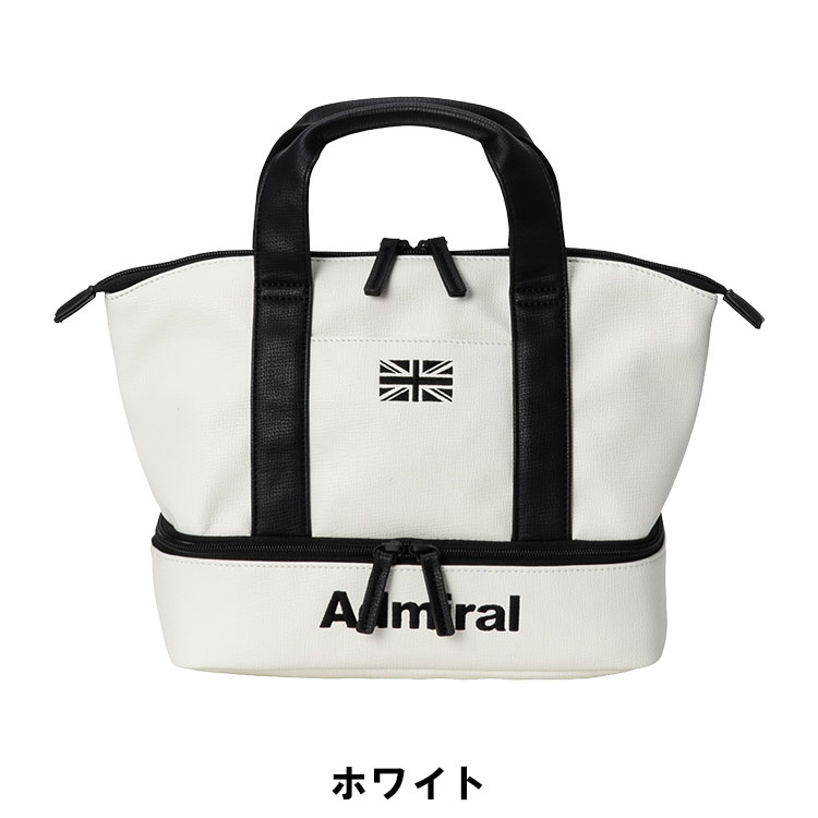 (ポイント10％) アドミラル ゴルフ ラウンドバッグ シボ合皮 保冷機能付き カートバッグ ADMIRAL GOLF ADMZ6AT8の画像