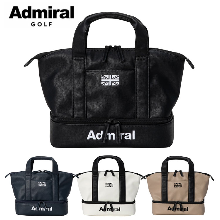 (ポイント10％) アドミラル ゴルフ ラウンドバッグ シボ合皮 保冷機能付き カートバッグ ADMIRAL GOLF ADMZ6AT8