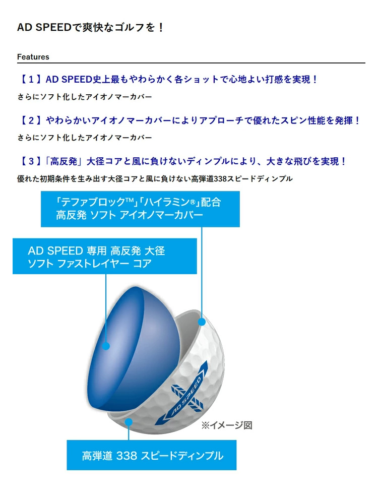 SRIXON 【2ダースセット】スリクソン ダンロップ ADスピード ゴルフ