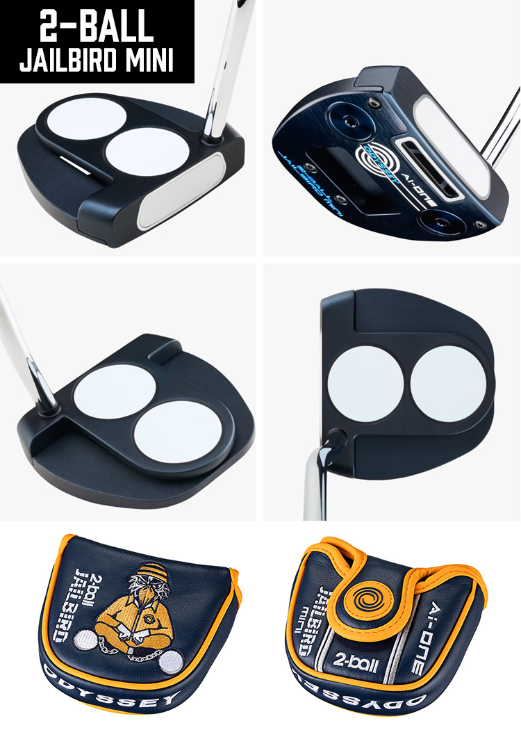 【大特価！】オデッセイ Ai-One パター Putter WING BACK / 2-BALL JAILBIRD MINI / 24の画像