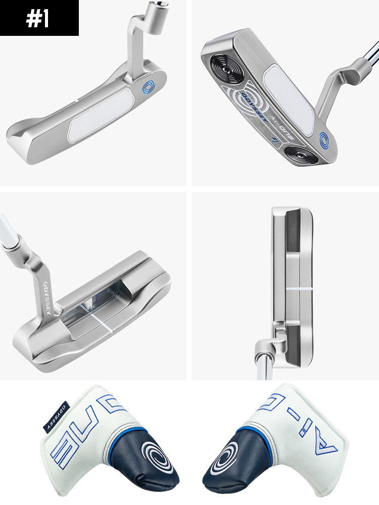 【大特価！】オデッセイ Ai-One パター Putter SILVER シルバー仕上げ ＃1 CH/DOUBLE WIDE/＃7 DB/＃7 Sの画像