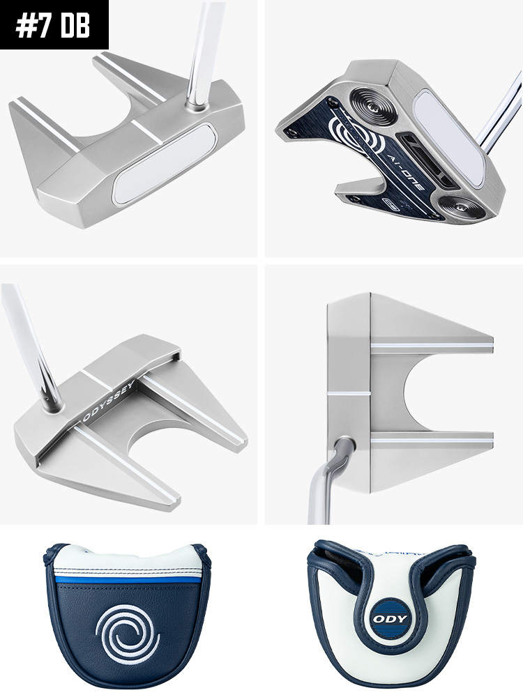 【大特価！】オデッセイ Ai-One パター Putter SILVER シルバー仕上げ ＃1 CH/DOUBLE WIDE/＃7 DB/＃7 Sの画像