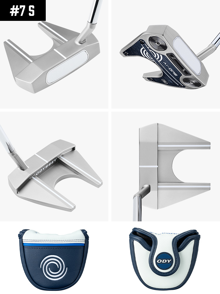 【大特価！】オデッセイ Ai-One パター Putter SILVER シルバー仕上げ ＃1 CH/DOUBLE WIDE/＃7 DB/＃7 Sの画像