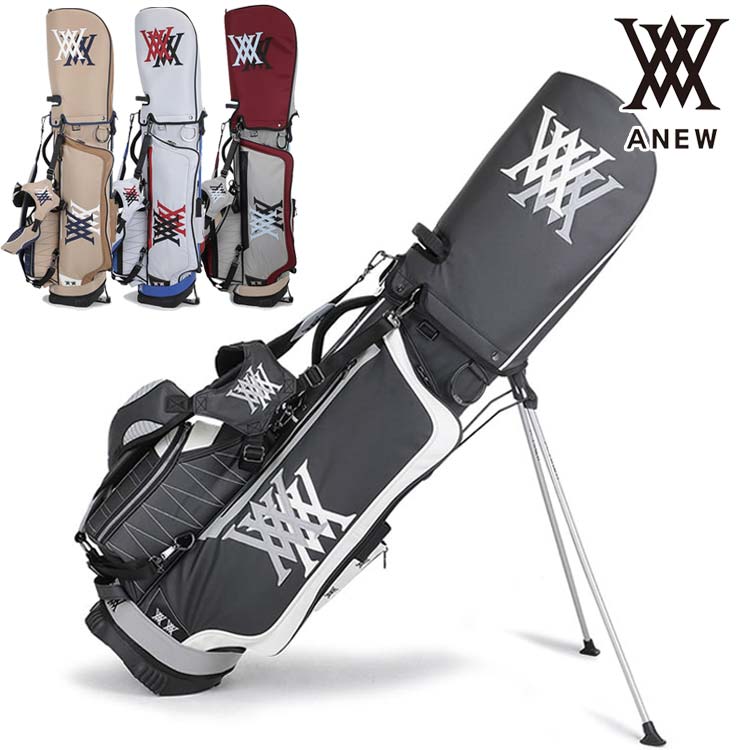 ANEW GOLF アニューゴルフ ダブルロゴ スタンドバッグ DOUBLE LOGO STAND BAG 軽量 キャディバッグ AGDUUSB06