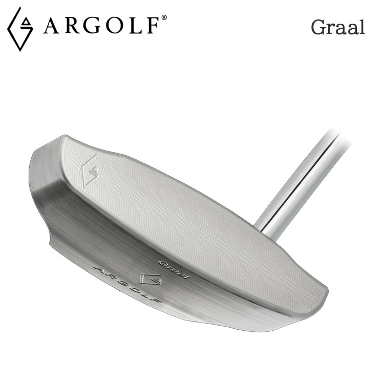 アールゴルフ グラール チタン ハーフマレット パター ARGOLF Perceval Half Mallet Putter :argolf 009:第一ゴルフ