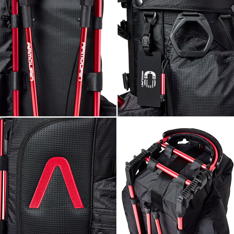 ARMOURIN★アーマーイン★8.5型★軽量★美品★スタンド(GY) 数量限定】アーマーイン スタンドバッグ スタンダードモデル 8.5