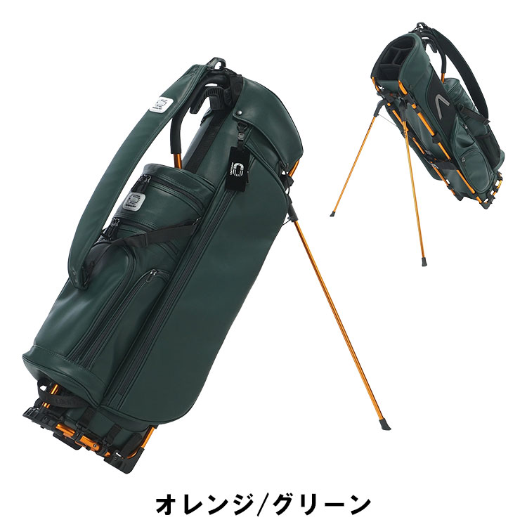 ブランド登録なし キャディバッグ（色：オレンジ系）｜ゴルフ用バッグ