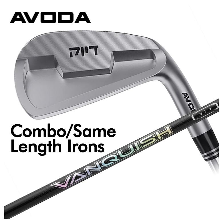 アボダゴルフ AVODA Combo/Same Length Irons コンボ/セイム レングス アイアン 三菱ケミカル VANQUISH(バンキッシュ) アイアン用 シャフト