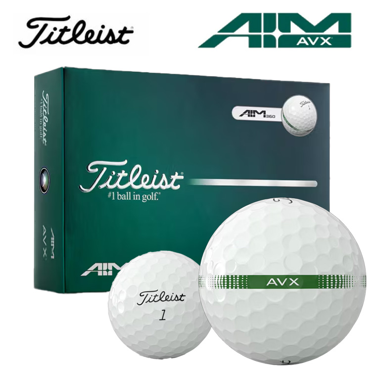 Titleist（タイトリスト） AVX エイム 360° 1ダース 12球入り 2026年