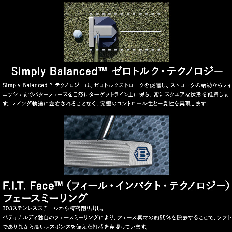 BETTINARDI（ベティナルディ） 【ゼロトルクパター】【日本正規品