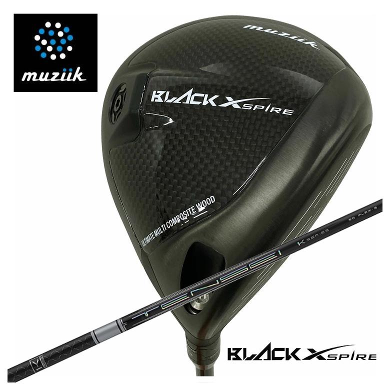 muziik ムジーク BLACK XSPIRE ブラックエクスパイヤー ドライバー 三菱ケミカル TENSEI Pro ホワイト White 1K シャフト
