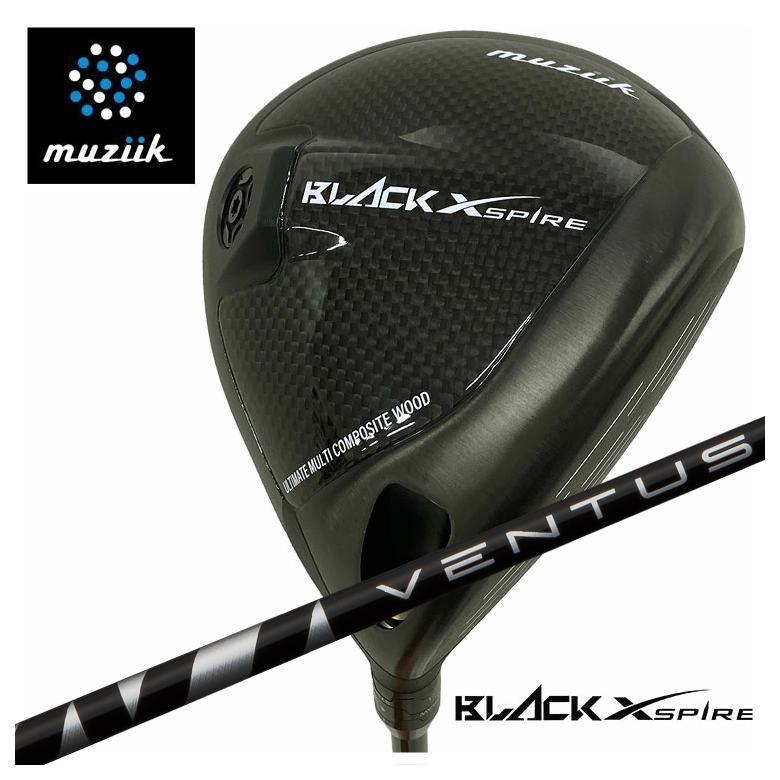 muziik ムジーク BLACK XSPIRE ブラックエクスパイヤー ドライバー 藤倉(Fujikura フジクラ) ヴェンタス VENTUS BLACKシャフト