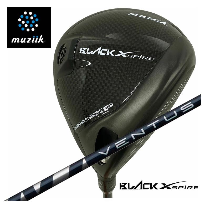 muziik ムジーク BLACK XSPIRE ブラックエクスパイヤー ドライバー 藤倉(Fujikura フジクラ) ヴェンタス VENTUS BLUEシャフト
