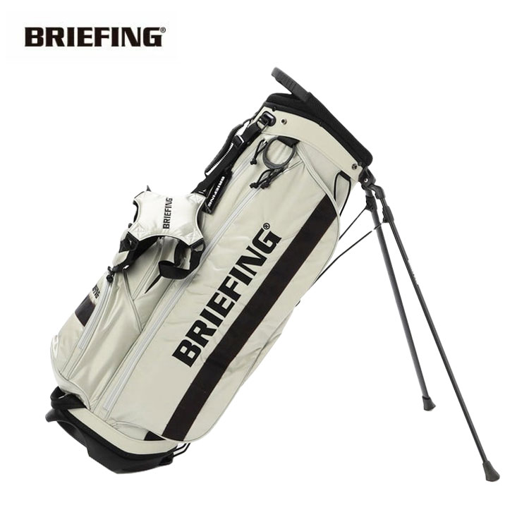 ブリーフィング ゴルフ スタンド キャディバッグ 9.5型 ホワイト BRIEFING GOLF BRG223D64 WHITE シーアール4 CR-4 #02 HOLIDAY